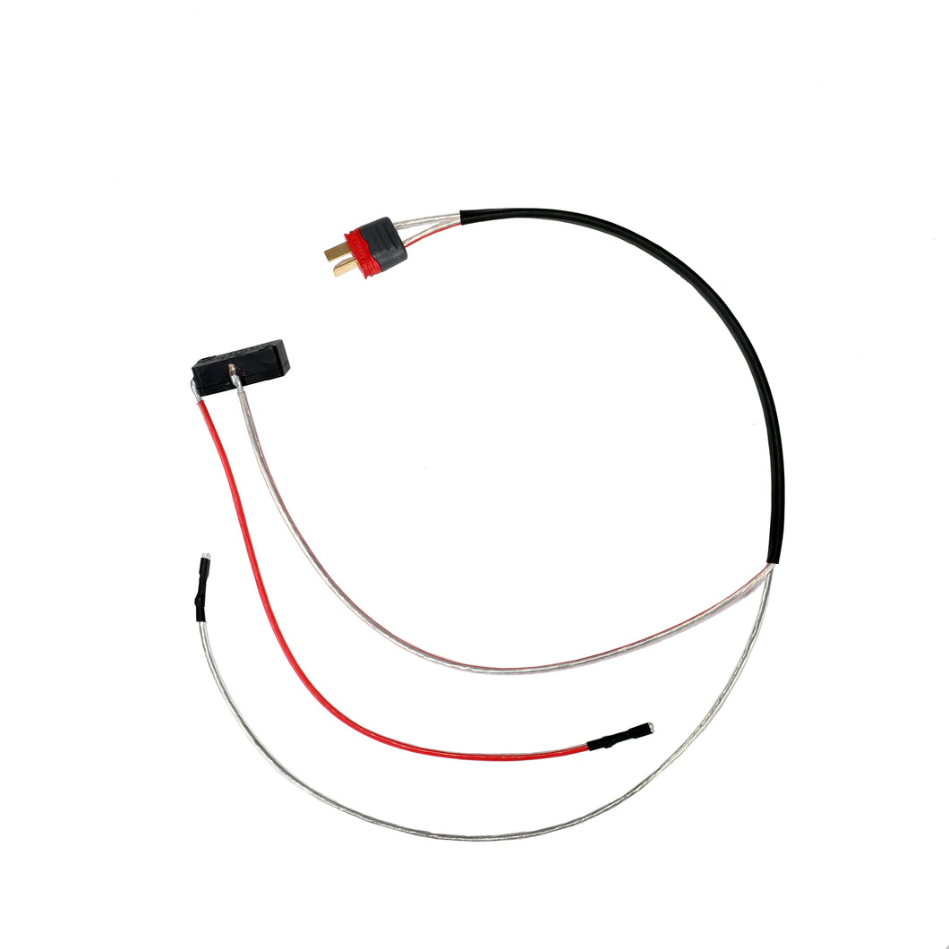 V2 Low Resistance 15AWG Silver Wiring & Microswitch Assembly (Rear Wiring / Standard Deans)