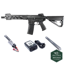 将图片加载到图库查看器，ARCTURUS LWT MK-I CQB 10&quot; AEG SPORT Black Starter Pack
