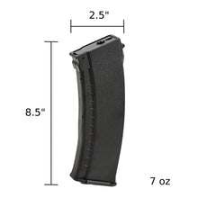 将图片加载到图库查看器，AK74 Bakelite 30/135Rds Variable-Cap EMM Magazine BLK
