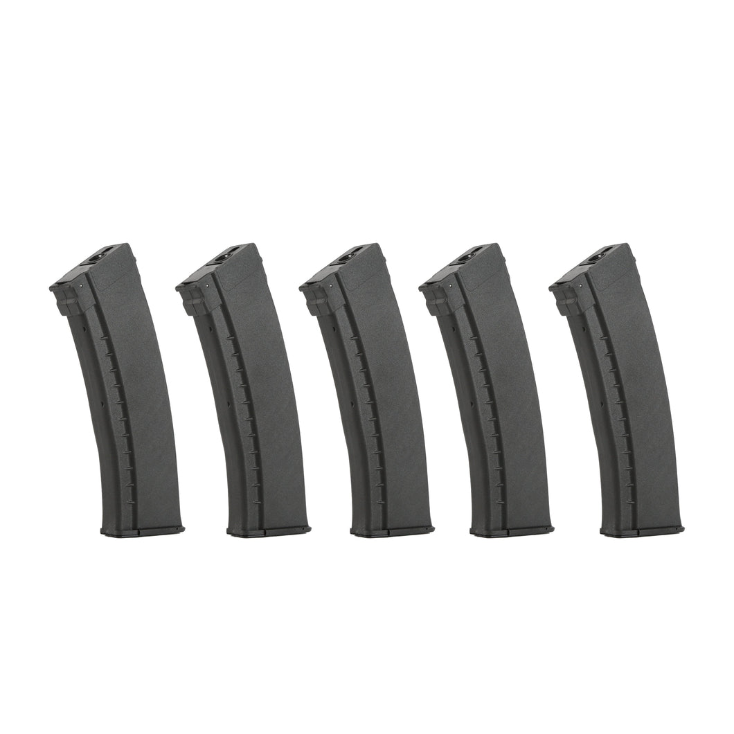 ARCTURUS AK74 Bakelite 550Rds Hi-Cap Wheel EMM Magazine BLK  [5-PACK]