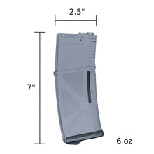 将图片加载到图库查看器，ARCTURUS AR MOD1 M4/M16 30/130Rds Variable-Cap Windowed EMM Magazine Grey
