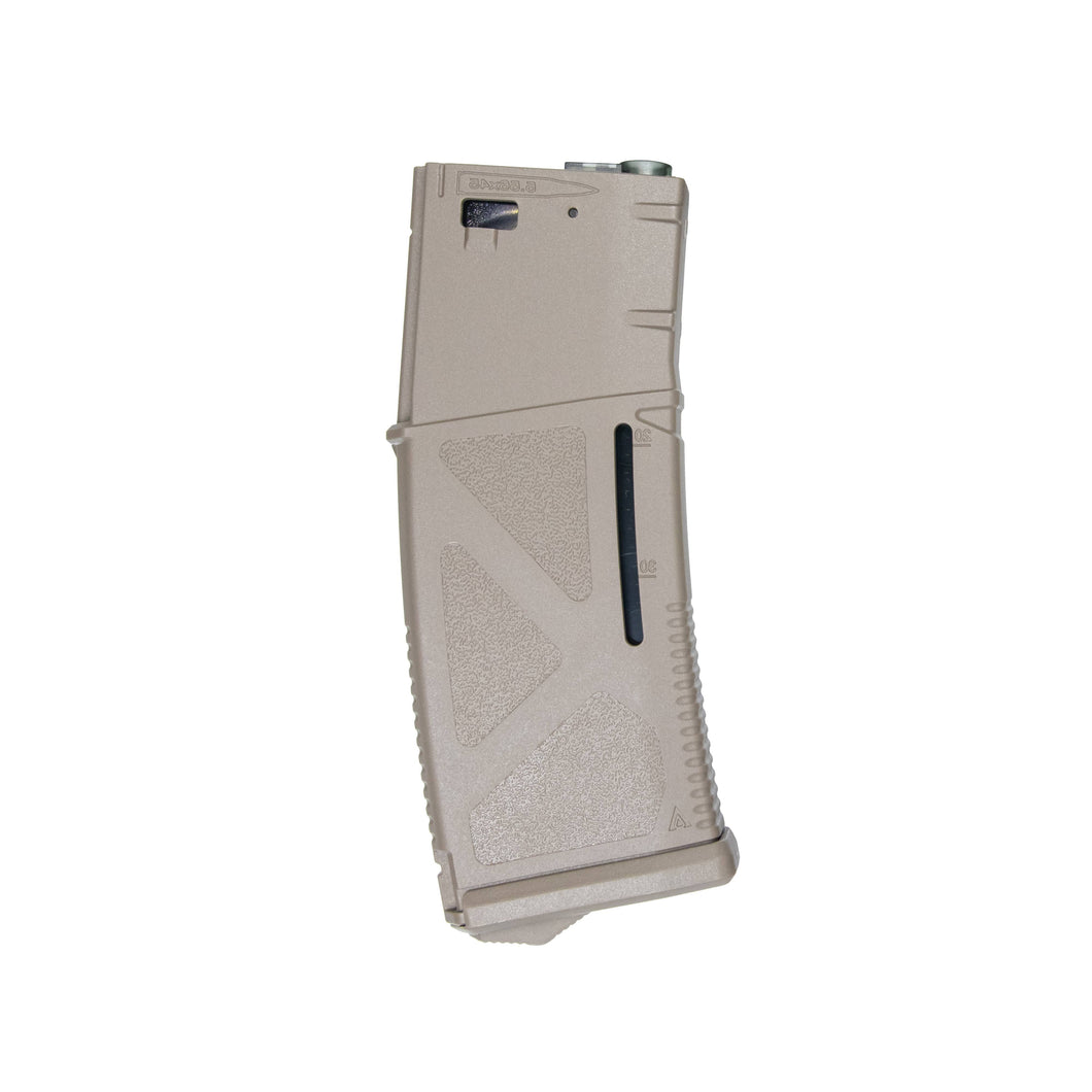 ARCTURUS AR MOD1 M4/M16 30/130Rds Variable-Cap Windowed EMM Magazine FDE