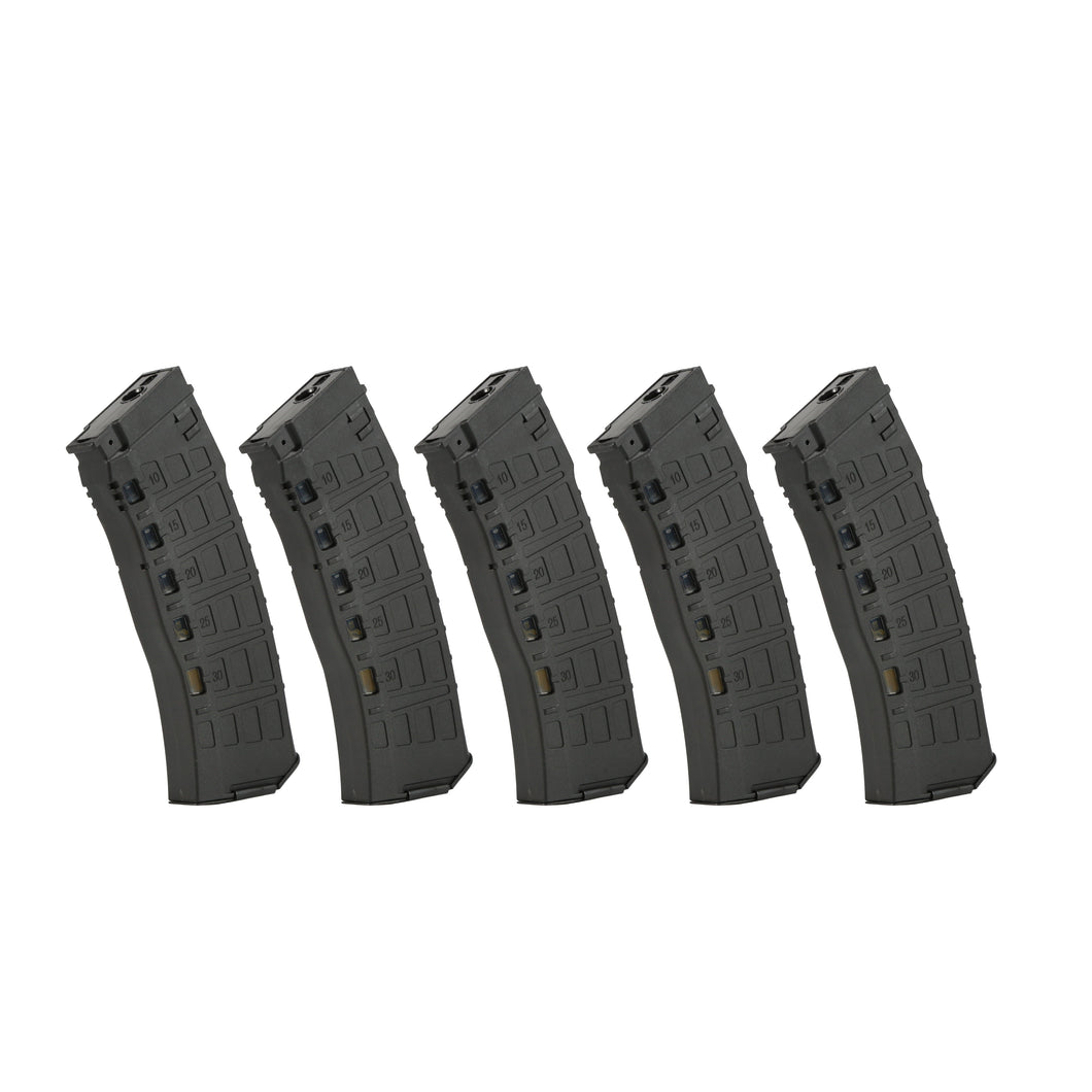 ARCTURUS AK12 30/135Rds Variable-Cap EMM Magazine BLK [5-PACK]