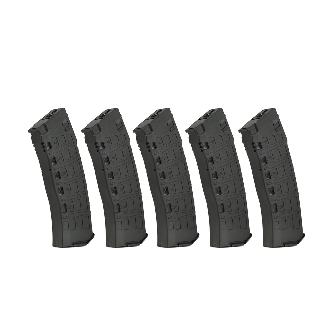 ARCTURUS AK12 550Rds Hi-Cap Wheel EMM Magazine BLK [5-PACK]